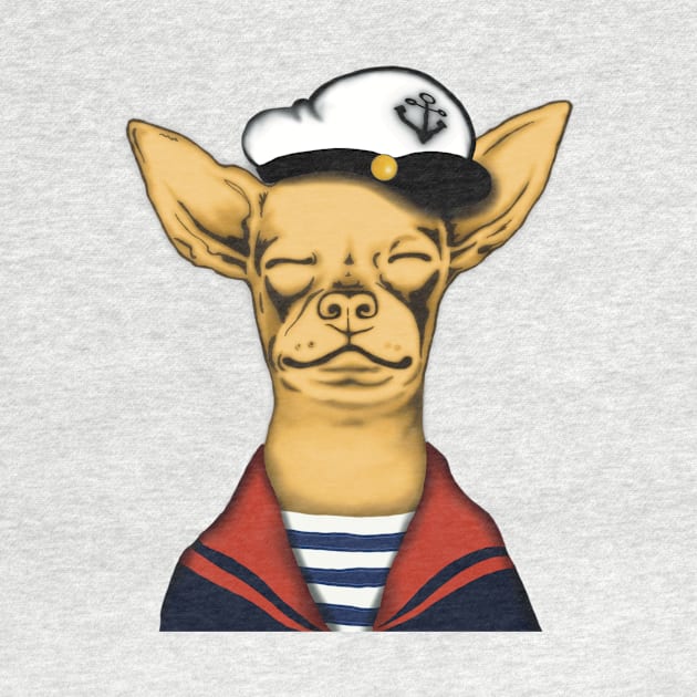 Sailor Chihuahua by DakiPukiTeeStudio